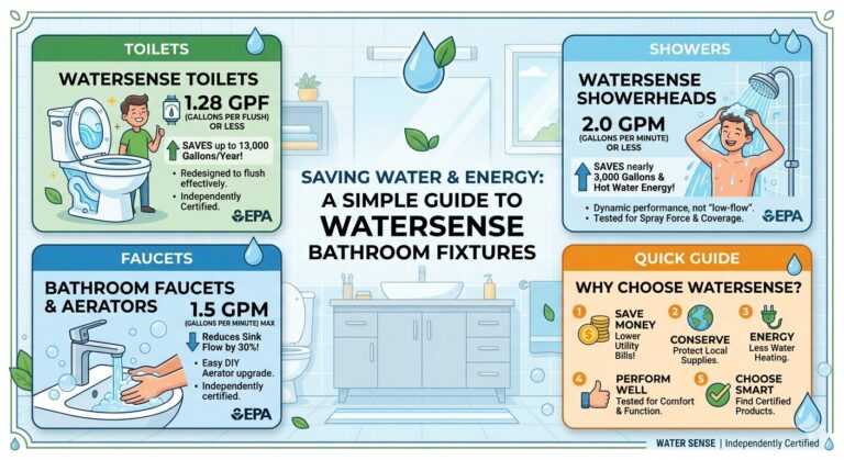 WaterSense bathroom fixtures