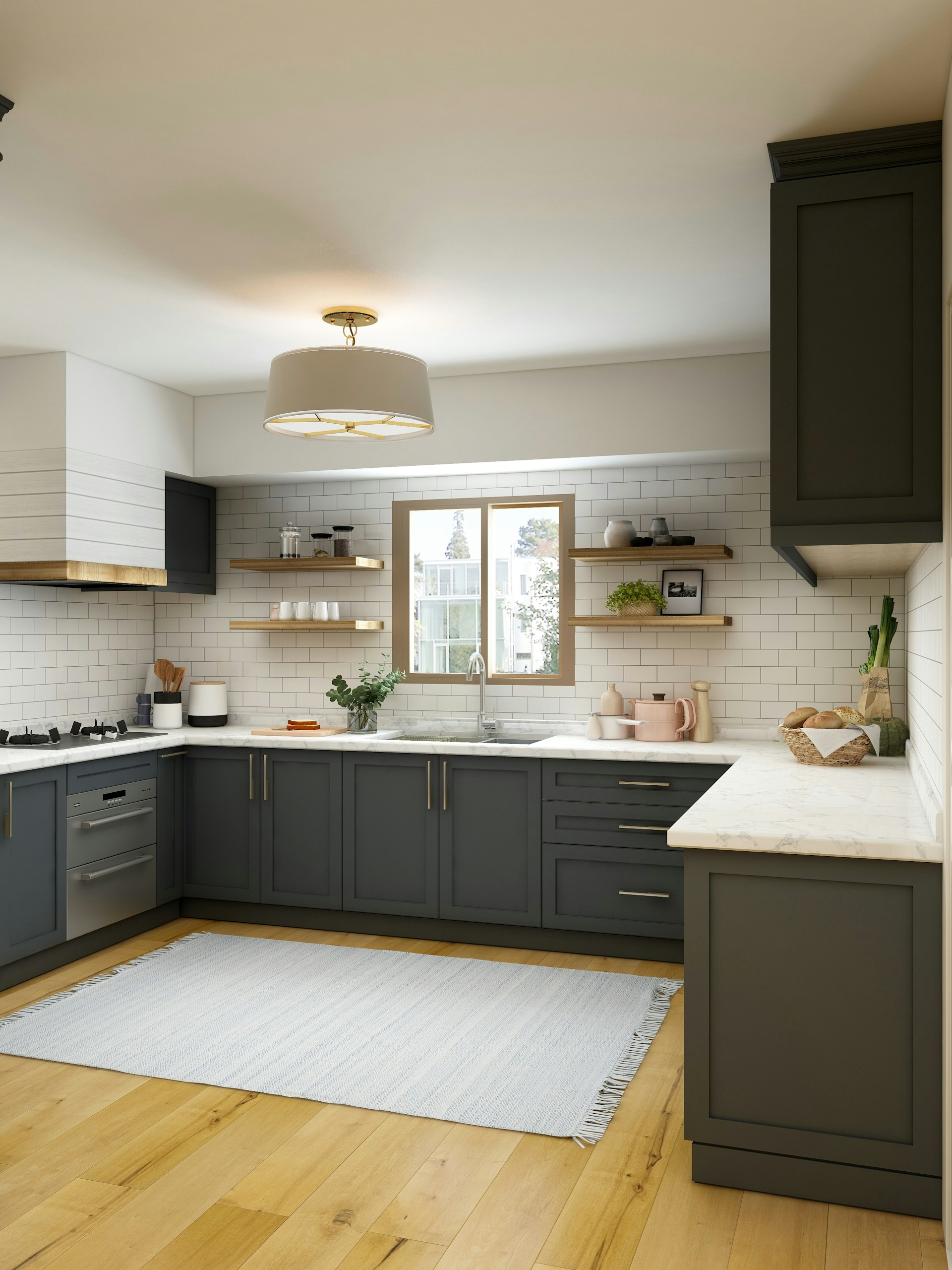 Modern kitchen remodel with South Florida-appropriate materials in Boca Raton