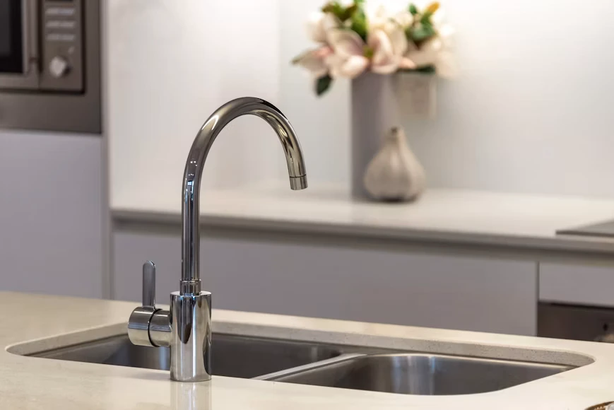 Sink replacement service in a Boca Raton kitchen