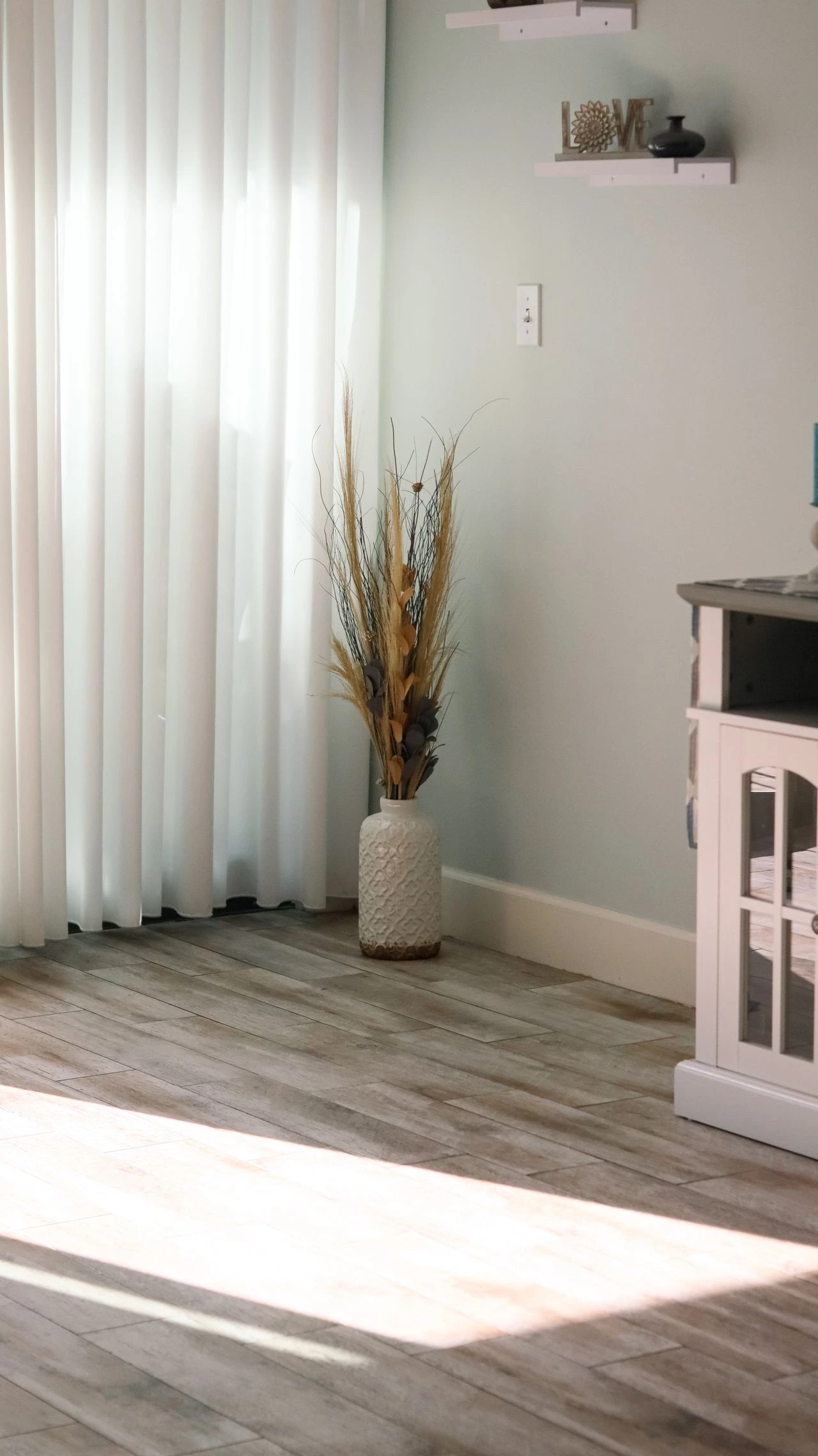 Modern luxury vinyl plank flooring installation in Boca Raton