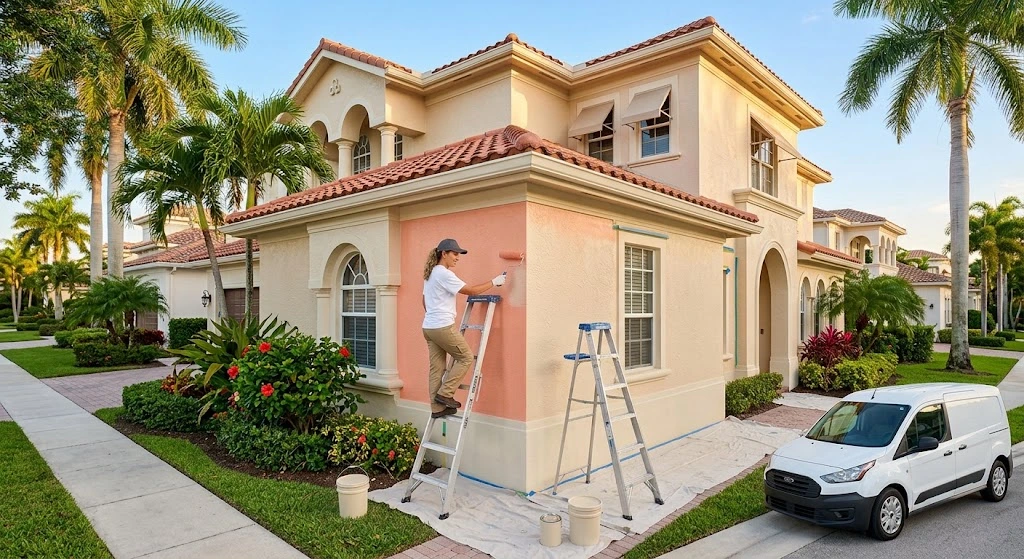 Interior painting services by Boca Raton Remodeling Services
